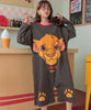 Combinaison courte pyjama 100% coton Simba