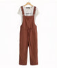 Combi salopette fluide d'automne pour femme