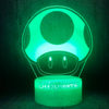 Lampe 3D Mario Champignon