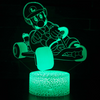 Lampe 3D Mario Kart Luigi