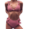 Maillots de bain vintage ensemble vichy deux pièces