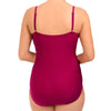 Maillot de bain une pièce grande taille avec volants