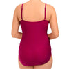 Maillot de bain une pièce grande taille avec volants