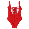 Maillot de bain une pièce style corset