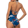 Maillot de bain une pièce à col montant
