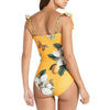 Maillot de bain une pièce en jaune