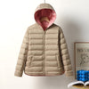 Doudoune mode avec capuche tendance