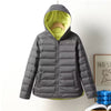Doudoune mode avec capuche tendance