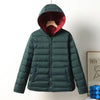 Doudoune mode avec capuche tendance