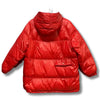 Doudoune rouge brillante pour femme, large et confortable