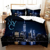 Parure de lit New York de nuit