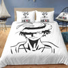 Parure de lit One Piece en noir et blanc