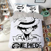Parure de lit One Piece en noir et blanc