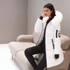 Doudoune chaude mi-longue pour femme