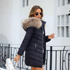 Doudoune femme hiver taille mi-longue