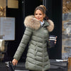 Doudoune femme hiver taille mi-longue