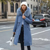 Doudoune grande taille avec doublure en fourrure amovible pour femme