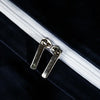 Parure de lit bleu roi avec broderie en coton égyptien
