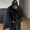 Doudoune courte et col oversize
