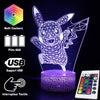 Lampe Pikachu 3D Géométrique