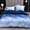 Parure de lit bleue nuit