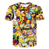 T-shirt Les Simpsons Personnages