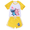 Pyjama Stitch et Angel Jaune Enfant