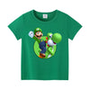 T-Shirt Luigi et Yoshi Vert