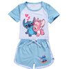 Pyjama Stitch et Angel Bleu Ciel Enfant