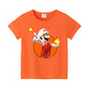 T-Shirt Mario Orange Boule De Feu