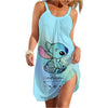 Robe Stitch Bleue Ciel pour Femme