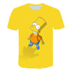 T-shirt Bart Simpsons Jaune