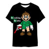 T-Shirt Mario Breaking Bricks