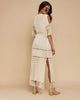 Kimono de plage pour femmes a dentelle style Boho de couleur blanche