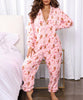 Combinaison pyjama à capuche imprimée noël pour femme, motif pain d'épice, confortable et festive, disponible chez [Nom du Magasin].