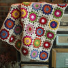 Couverture au crochet style Boho Vintage