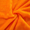 Couverture en flanelle orange