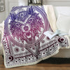 Couverture mandala loup