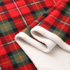 Couverture plaid d'hiver chaud pour noël