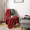 Couverture plaid d'hiver chaud pour noël