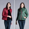 Doudoune coupe-vent réversible pour femme