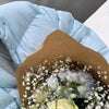Doudoune courte bleue pour femmes