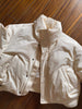 Doudoune courte chaude beige pour femmes