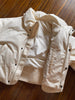 Doudoune courte chaude beige pour femmes