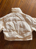 Doudoune courte chaude beige pour femmes