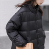 Doudoune courte noire pour femmes