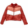 Doudoune courte rouge pour femmes