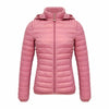 Doudoune rose ultra-légère et fine pour femme