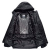 Doudoune de ski chaude noire mixte