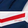 Doudoune de ski coupe-vent bleue pour femme